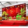 Tranh Tết 3D In Vải Chi Tiết - Phông nền chụp ảnh Tết 2.026 TET01 KIM1 Giá 159k 3