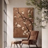 Tranh Tết hoa hồng mai vàng Canvas tráng gương, phòng khách, phòng ngủ, giảm 18% 2