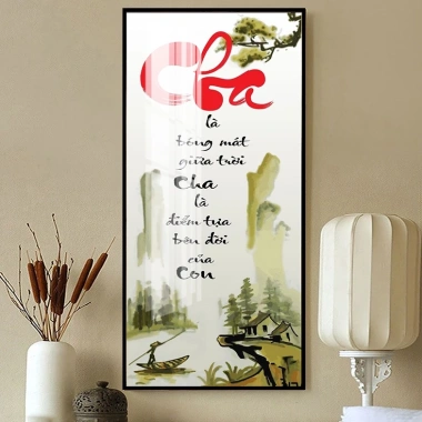 Tranh Tết Laminate Tráng Gương Chữ Thư Pháp 01 - Nhiều Mẫu, Giá Ưu Đãi 193.550₫ 3