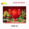 Tranh Tết Xuân Bính Ngọ 2.026 – Phông nền Mừng Tết, trang trí nhà cửa, giảm 99.000₫