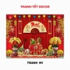 Tranh Tết Xuân Bính Ngọ 2.026 – Phông nền Mừng Tết, trang trí nhà cửa, giảm 99.000₫ 5