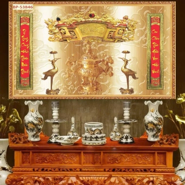 Tranh Tráng Gương Cao Cấp - Tài Lộc, May Mắn, Vượng Khí, Phòng Thờ 472.500₫