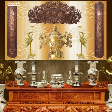 Tranh Tráng Gương Cao Cấp - Tài Lộc, May Mắn, Vượng Khí, Phòng Thờ 472.500₫
