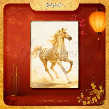 Tranh tráng gương Mai Huyền Anh, combo lì xì, trang trí nhà cửa, quà Tết: 296k