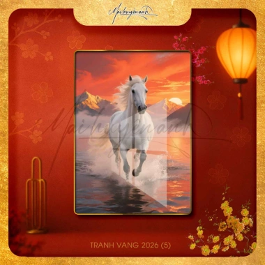 Tranh tráng gương Mai Huyền Anh, combo lì xì, trang trí nhà cửa, quà Tết: 296k