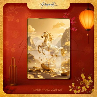 Tranh tráng gương Mai Huyền Anh, combo lì xì, trang trí nhà cửa, quà Tết: 296k