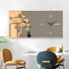 Tranh Tráng Gương Treo Tường Mijan Hoa Cỏ Sắc Nét Đồng Hồ Kim Trôi Sang Trọng 152k 10
