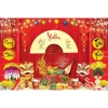 Tranh Trang Trí Backdrop Size Lớn Vải Bền Mầu Decor Lễ Tết 2.026 TET01 - Giá chỉ 149.000đ - MINHSTORE88 4