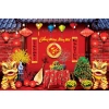Tranh Trang Trí Backdrop Size Lớn Vải Bền Mầu Decor Lễ Tết 2.026 TET01 - Giá chỉ 149.000đ - MINHSTORE88 5