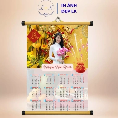 Tranh treo tường & Lịch Tết 2.026 30x40 40x60 20x30 – Quà tặng cá nhân sinh nhật, điện thoại 37.950 VND 5