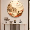 Tranh Tròn Núi Non Dưới Ánh Mặt Trời - Trang Trí Phòng Khách, Quán Cafe 160k 4