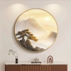 Tranh Tròn Núi Non Dưới Ánh Mặt Trời - Trang Trí Phòng Khách, Quán Cafe 160k 9
