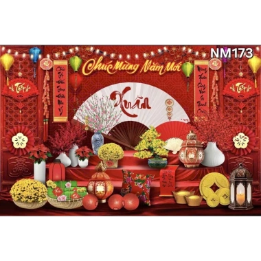 Tranh vải decor Tết 2.026 Phông vải xưa, trang trí Tết nguyên đán, giảm còn 275.000₫ 3 Tranh vải decor Tết 2.026 Phông vải xưa, trang trí Tết nguyên đán, giảm còn 275.000₫ 3