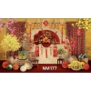 Tranh vải decor Tết 2.026 Phông vải xưa, trang trí Tết nguyên đán, giảm còn 275.000₫ 5
