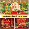 Tranh vải Tết 2.026 3m×2m - Phông nền 3D - Giá ưu đãi 228.800₫ - MON DECOR