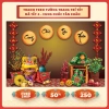 Tranh vải Tết Bính Ngọ 2.026 - Trang trí Tết Nguyên Đán, Nghệ thuật truyền thống, 85k VND 3