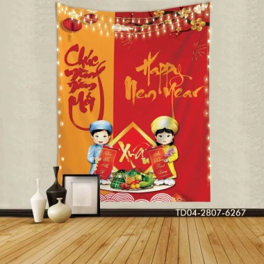 Tranh vải Tết Tín Phát - Backdrop sự kiện chúc mừng năm mới 2.026, giá 73.100₫ 8