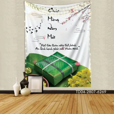 Tranh vải Tết Tín Phát - Backdrop sự kiện chúc mừng năm mới 2.026, giá 73.100₫ 10