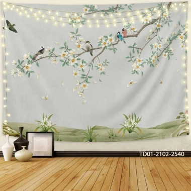 Tranh vải treo tường decor phòng khách, ngủ, backdrop – kèm móc treo, giảm còn 85.000₫ 9