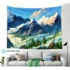Tranh vải treo tường Tín Phát Decor - In 3D núi phong cảnh, phù hợp phòng ngủ, phòng khách - Giá chỉ 85.000 VND 2