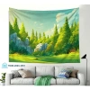 Tranh vải treo tường Tín Phát Decor - In 3D núi phong cảnh, phù hợp phòng ngủ, phòng khách - Giá chỉ 85.000 VND 3