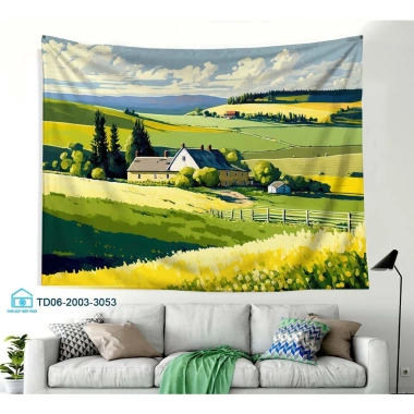 Tranh vải treo tường Tín Phát Decor - In 3D núi phong cảnh, phù hợp phòng ngủ, phòng khách - Giá chỉ 85.000 VND 5 Tranh vải treo tường Tín Phát Decor - In 3D núi phong cảnh, phù hợp phòng ngủ, phòng khách - Giá chỉ 85.000 VND 5
