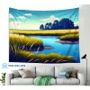 Tranh vải treo tường Tín Phát Decor - In 3D núi phong cảnh, phù hợp phòng ngủ, phòng khách - Giá chỉ 85.000 VND 8