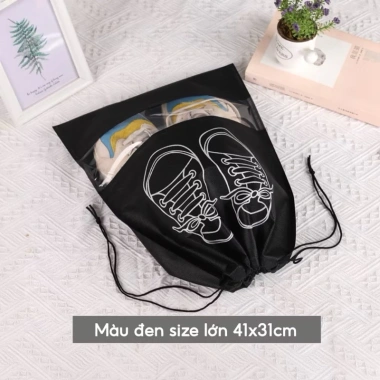 Travelvali Túi đựng giày dép du lịch có dây treo Vali, bảo quản chống bụi, 10.000đ 5