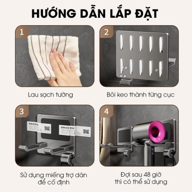 Treo máy sấy tóc chống trộm LADOHOME LD-7.706 nhôm hợp kim không rỉ giá 69.000₫ 7 Treo máy sấy tóc chống trộm LADOHOME LD-7.706 nhôm hợp kim không rỉ giá 69.000₫ 7
