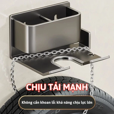 Treo máy sấy tóc M.M HOUSE dán tường nhôm hàng không không cần khoan - 61.646₫ 4