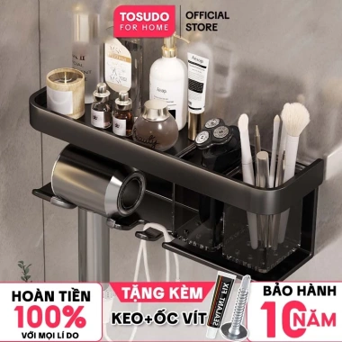 Treo Máy Sấy Tóc TOSUDO Nhôm Hàng Không - Không Khoan, Tặng Keo Dán, Chỉ 92.000₫ 10 Treo Máy Sấy Tóc TOSUDO Nhôm Hàng Không - Không Khoan, Tặng Keo Dán, Chỉ 92.000₫ 10