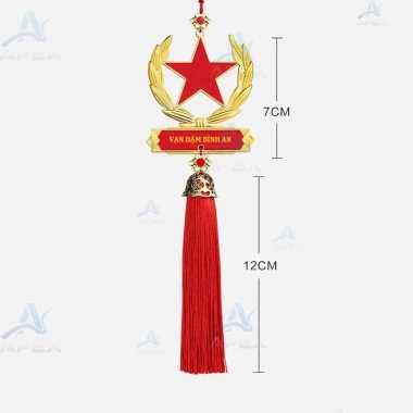 Treo xe hình treo gương ô tô - May mắn, bình an mọi hành trình, giá chỉ 55.500₫