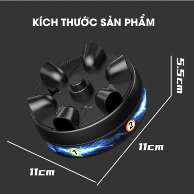 Trò chơi nhóm giật điện ngẫu nhiên bàn xoay 2 loại chạy cơ hoặc pin - 79.900đ 7