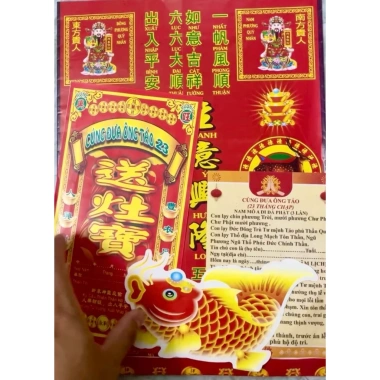 Trọn bộ giấy cúng 23 Tết Đưa Ông Táo Về Trời - Đồ thờ Thiên Lộc giá 30.000đ