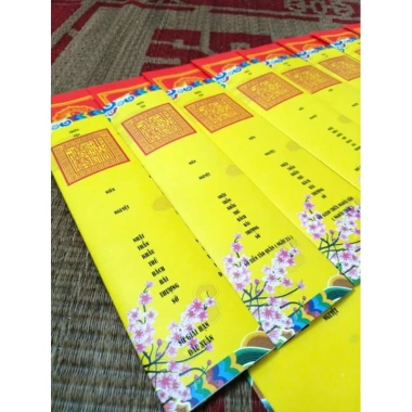 Trọn Bộ Sớ Tết 8 lá kèm vỏ - Xuân 2.026 Xuân Bính Ngọ, Giá chỉ 14.000đ 5