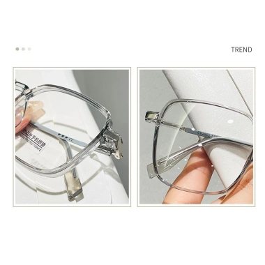 Tròng kính cận thị 0.5-6.0 độ gọng vuông, chống bức xạ & ánh sáng xanh, nam nữ 5