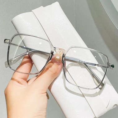 Tròng kính cận thị 0.5-6.0 độ gọng vuông, chống bức xạ & ánh sáng xanh, nam nữ 7