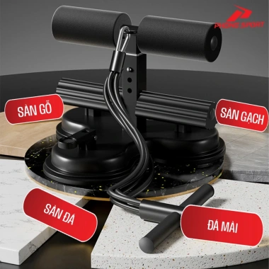 Trụ tập bụng 3 đế hút, dây kháng lực 6 ống - Tập bụng & nhóm cơ, Bản nâng cấp 2.026, Giá 246.510 VND