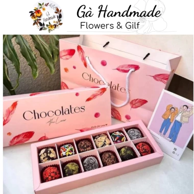 Truffle Socola Tươi Handmade – Quà Valentine Ngọt Ngào, Nguyên Liệu Sạch – 55.000 VND