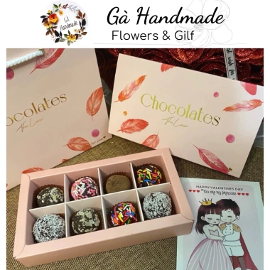 Truffle Socola Tươi Handmade – Quà Valentine Ngọt Ngào, Nguyên Liệu Sạch – 55.000 VND