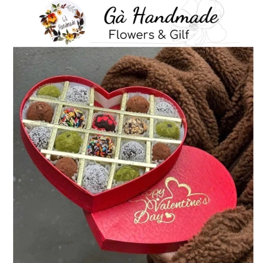 Truffle Socola Tươi Handmade – Quà Valentine Ngọt Ngào, Nguyên Liệu Sạch – 55.000 VND