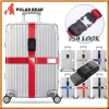 Tsa Lock Dây buộc hành lý khóa mật khẩu hải quan Dây thun điều chỉnh 99.000 VND