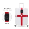 Tsa Lock Dây buộc hành lý khóa mật khẩu hải quan Dây thun điều chỉnh 99.000 VND 3