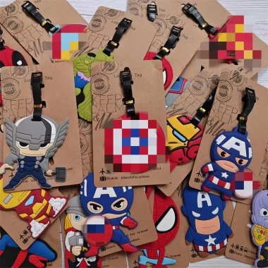 TSV9 Thẻ Hành Lý Siêu Anh Hùng Người Nhện Deadpool Iron Man Captain America Trailer Tag Boarding Pass Giá 48.600₫ 2