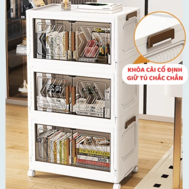 Tủ đựng quần áo gấp gọn nhựa 40-70cm - Xếp nhanh không cần lắp đặt, ưu đãi 309.999₫ 6
