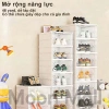 Tủ Giày Gấp Gọn Đa Năng Moon - Kệ Giày Trong Suốt, Lắp Ráp Thông Minh, Nhựa Cao Cấp Chống Bụi - Giá 199.000 VND 5