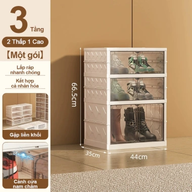 Tủ Giày Gấp Gọn Đa Tầng – Kệ Giày Dép Tiện Lợi, Hộp Giày Đa Năng Cho Gia Đình, Giá 309.000₫ 10