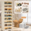 Tủ giày gấp gọn nhựa PP cao cấp, bánh xe di động, hộp đa năng, kệ để giày dép - giá chỉ 329.000 VND 8