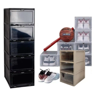 Tủ hộp đựng giày dép nhựa VIỆT NHẬT 1-5 tầng, nắp trong gấp gọn thông minh - Giá chỉ 113.900 VND