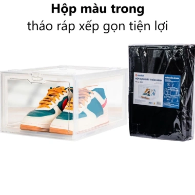 Tủ hộp đựng giày dép nhựa VIỆT NHẬT 1-5 tầng, nắp trong gấp gọn thông minh - Giá chỉ 113.900 VND 3 Tủ hộp đựng giày dép nhựa VIỆT NHẬT 1-5 tầng, nắp trong gấp gọn thông minh - Giá chỉ 113.900 VND 3